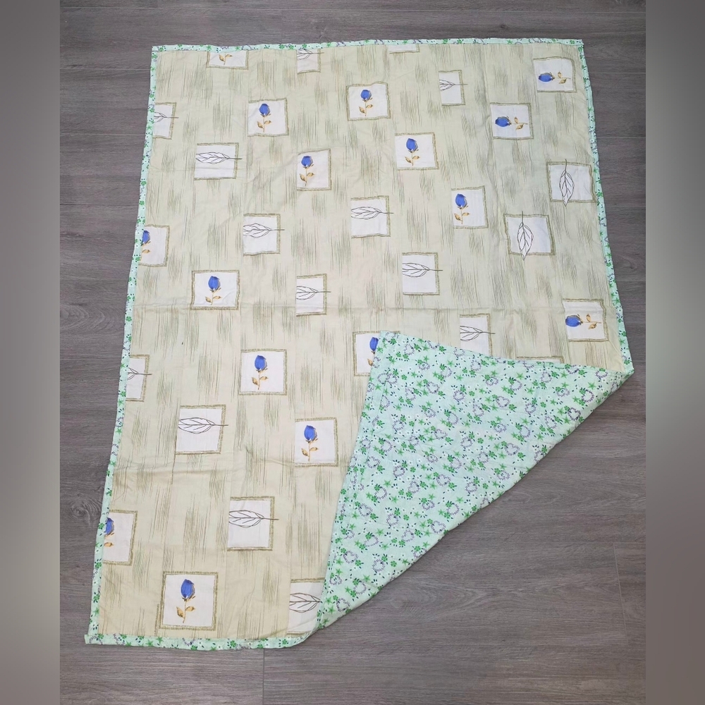 New Handmade Quilt Throw Or Lap Blanket - Baby Blanket 54 X 40